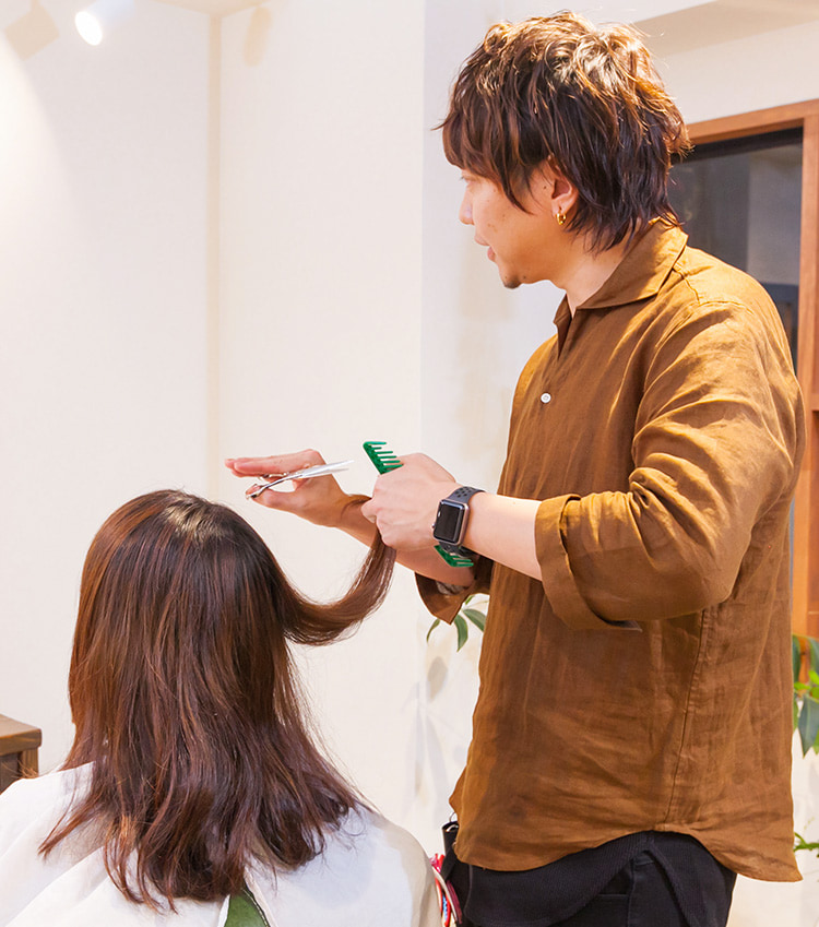 東京有名サロンで活躍した「技術派美容師」がオーナー